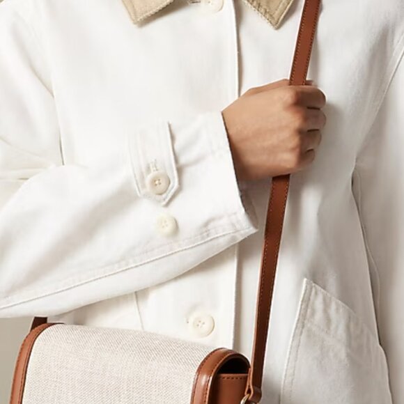 J Crew Barn Jacket™ in canvas Ivory, size small  (oversized! could fit M too) - Picture 3 of 7